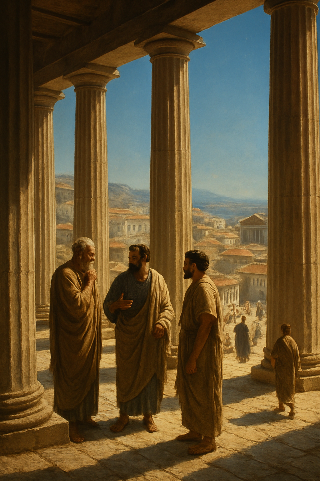 Plato: The city as a reflection of eternal Forms, awakened and ordered by love.