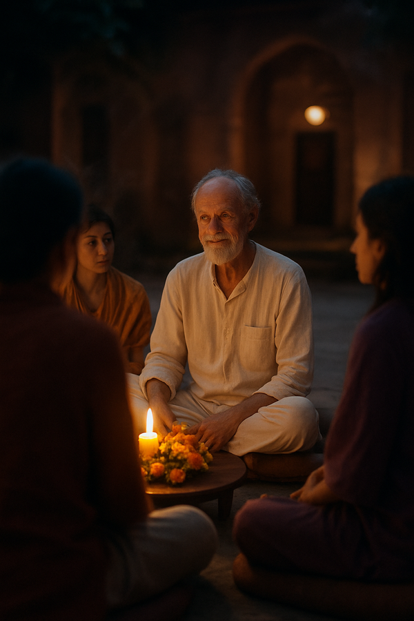 Ram Dass (Richard Alpert): devotion, selfless service, guru as inner truth