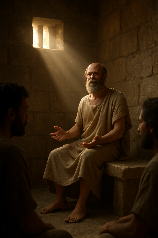 Socrates: courage, questioning, death, examined life